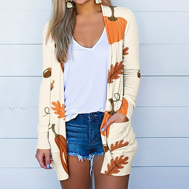 Puntoco Moda Mujer Suelta Manga Larga Cardigan Abrigo Blusa Puntoco Puntoco-1