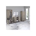 thumbnail image 4 of Bush Furniture Salinas Accent - Armoire de Rangement - 3 Tablettes - 2 Portes - Gris Bois Flotté, 4 of 12