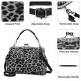 thumbnail image 6 of SENDEFN Handbag for Women Shoulder Bag Kiss Lock Medium Top Handle Satchel Purse Retro Crossbody Bag Evening Clutch Purses, 6 of 7