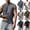 A Black, variant on Tank Top Mens Compression Tank Top Men Men's Solid Color Elasticity Casual Fitness Sport Permeability Round Neck Tank Tops Gray Xxxl