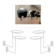 thumbnail image 1 of Soporte para Casco de Motocicleta Cola 2x Montaje en Pared Hierro 16x20cm, 1 of 5