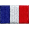 thumbnail image 1 of Francia 2 piezas - 8 x 5 cm - Airsoft militar para niños y niñas, bandera de Francia,, 1 of 5