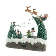 thumbnail image 1 of Adorno navideño coleccionable, edificio decorativo navideño iluminado, ideal para escritorio, dormitorio o chimenea interior., 1 of 9