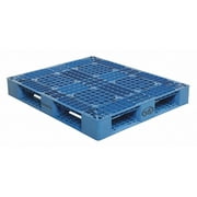 Vestil Blue Plastic Pallet,6000 lb.,48 x 40 PLP2-4840-BLUE