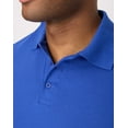 thumbnail image 5 of Hanes Men's Pique Polo Shirt (Big & Tall Sizes Available) Deep Royal 3XL, 5 of 10