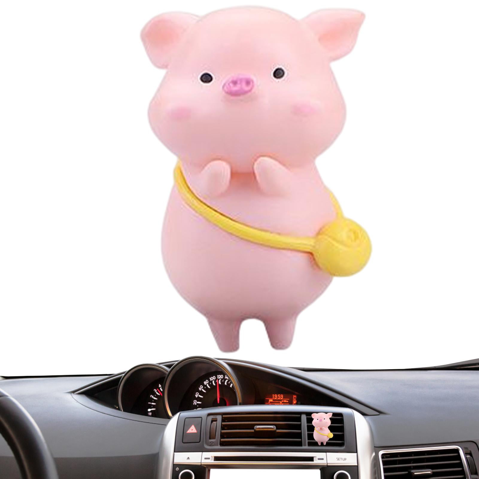 Car Air Vent Decoration Pink Pig Figure Cartoon Clip Auto Interior  Accessories
