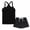 Black, variant on Cute Clothing Set for Girls Sleeveless Crop Tank High Elastic Wide Leg Shorts Dance Outfit Blue 8 Years