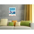 thumbnail image 4 of Cool Colorado - Pacifica International Airways - Vintage Airline Travel Poster c.1955 - Master Art Print (Unframed) 12in x 18in, 4 of 4