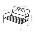 thumbnail image 2 of FELTECHELECTR 1Pcs Metal Flower Pot Stand Black Chair Planter Stand for Garden and Balcony 11.8X6.1X4.9in, 2 of 8