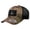 Camo & Black, variant on Multicam Camo Curved Bill Snapback Trucker Hat | Camo & Black Tactical Cap | 2x3 in Loop Surface for Patches