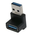 thumbnail image 6 of HYROOY USB Male to Female Adapter 90 Degree Extension Right Adapter Plug USB Extender Connector, 6 of 6