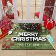 thumbnail image 1 of Large Christmas Decor Doormat for Home, Holiday Letter Print Indoor Carpet Rug, Non-Slip Kitchen Bedroom Floor Mat (60x90cm), 1 of 3