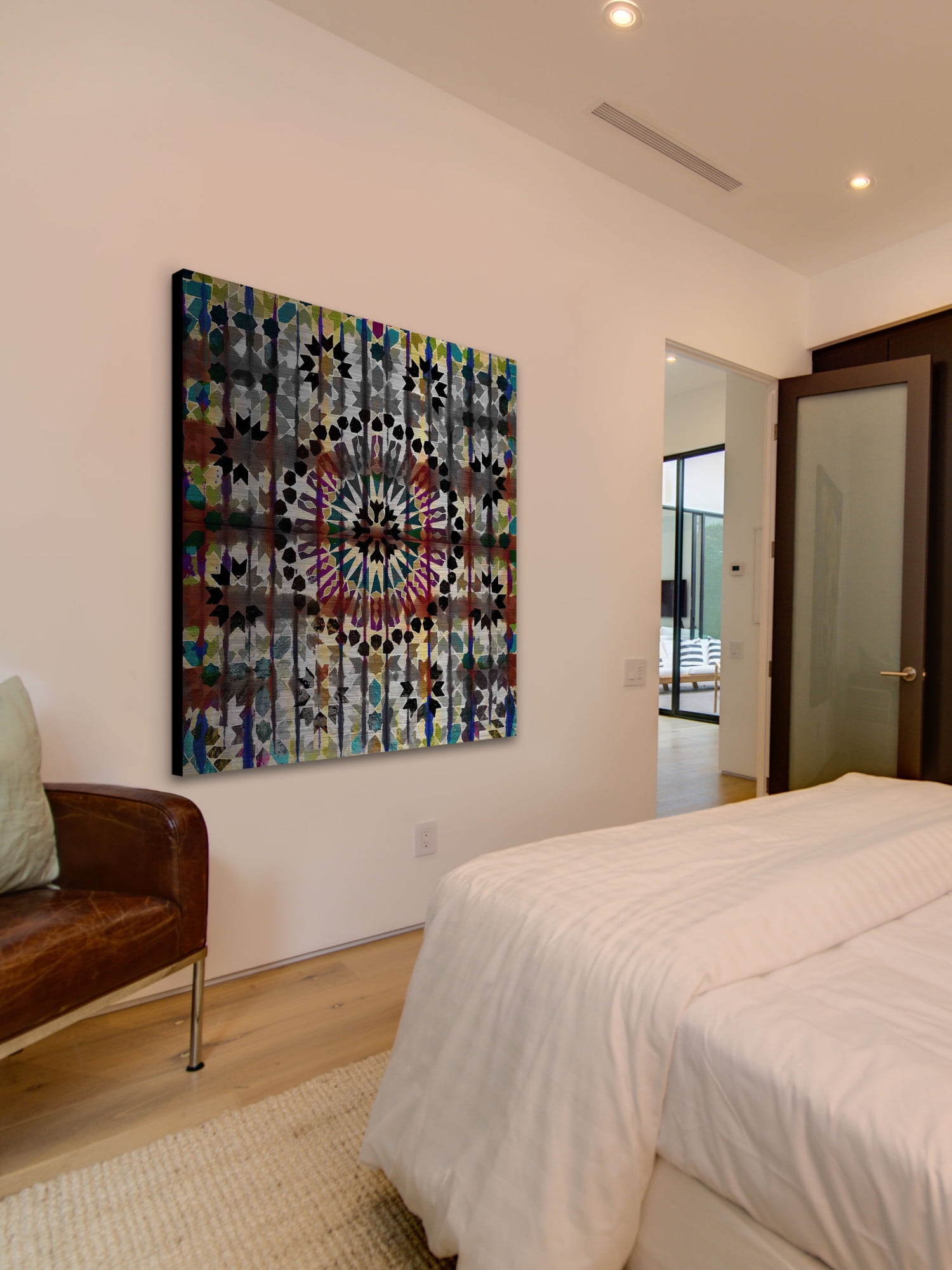 Parvez Taj Assahrij Art Print on Brushed Aluminum