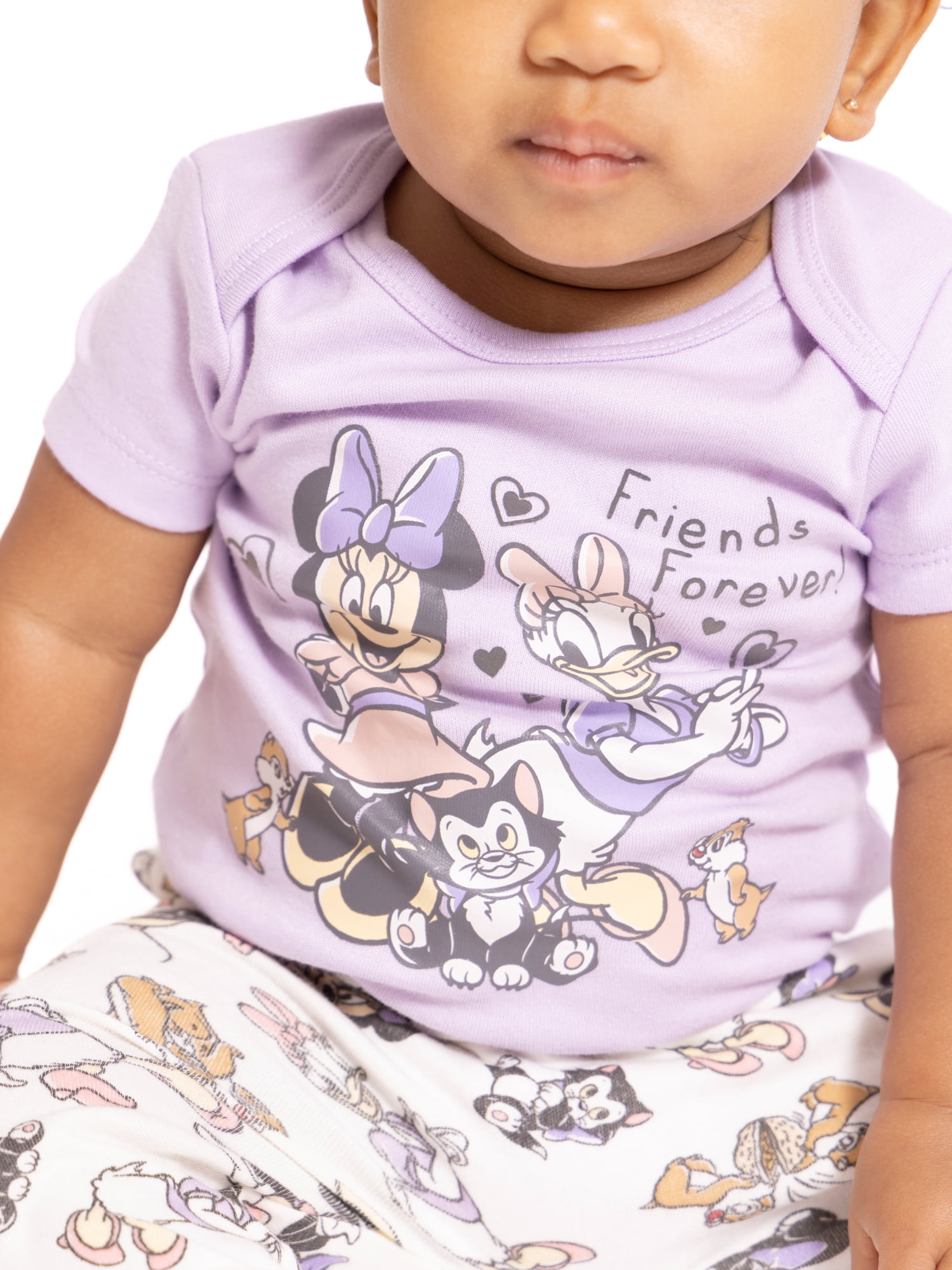 Minnie Mouse Baby Layette Newborn Essentials Gift Set, 4-Piece, Sizes Newborn-12 Months