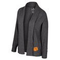 thumbnail image 2 of Women's Colosseum  Charcoal Clemson Tigers-Dash Cardigan, 2 of 3