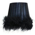 thumbnail image 1 of 1pc Feather Lampshade Indoor Use Lamp Cover Bedside Light Decor Accessory, 1 of 5