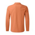 thumbnail image 5 of LWavelet Men's Houndstooth Quarter-Zip Shirt - Subtle Pattern Design, Perfect for Smart Casual & Weekend Plans Watermelon Red 3XL, 5 of 5