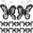 thumbnail image 3 of Miangastore 50 Pcs Fil de Maille Transparente Pailleté (Noir), 3 of 8