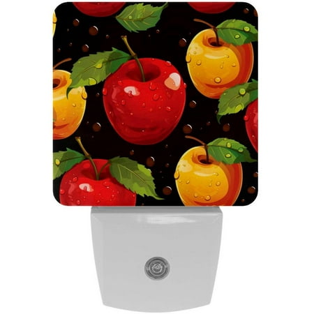 

Fruit LED Square Night Lights - Modern and Versatile Plug-in Lighting Solution for Any Room - Energy Efficient and Stylish Illumination