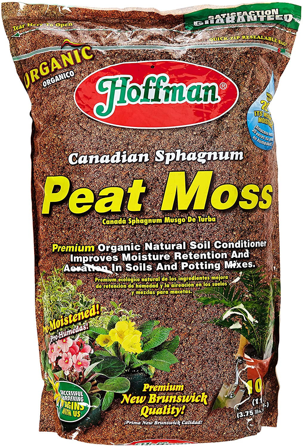 Hoffman 15503 Canadian Sphagnum Peat Moss 10 Quarts 