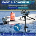 thumbnail image 2 of ChicHomey 3.5HP 2-Stroke Outboard Motor,49cc Gas Powered,Heavy Duty Outboard Motor Fishing Boat Water Cooling Short Shaft,Includes Tool Kit & Fuel Mix Bottle, 2 of 11