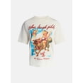 thumbnail image 6 of Stone Temple Pilots Mineral Washed Boxy Fit Graphic Tee Shirt, Sizes XS-4XLT, 6 of 7