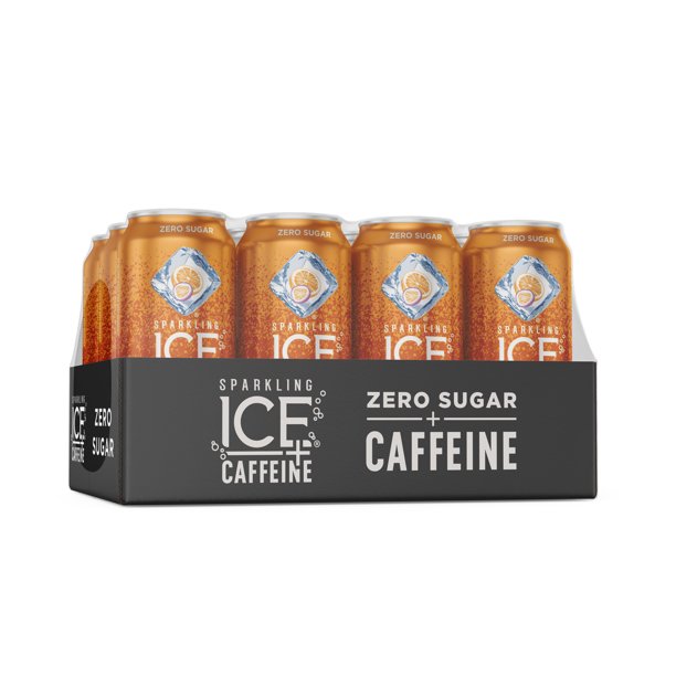Sparkling Ice® +Caffeine Naturally Flavored Sparkling Water, Orange
