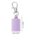 thumbnail image 2 of Unique Bargains 1 Pc Solid Color Lip Gloss Keychain Cap Purple Silicone, 2 of 5