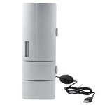 Mini USB Réfrigérateur, Mini Réfrigérateur multifonctionnel alimenté par USB Câble compact pour bureau pour les laits pour voiture pour la bière