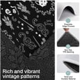 thumbnail image 3 of Black Gothic Skull Cat Pattern Kitchen Rugs Sets Of 3,Kitchen Runner Rugs Non Skid Washable,Decorative Kitchen Floor Mats for Kitchen,Sink,Laundry,17"x30"+ 17"x47" + 17"x59", 3 of 6
