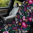 thumbnail image 4 of Xixirimido Gym Car Seat Cover Towel Sweatproof Protector for Post-Workout Large Universal Front Seat Mat Non-Slip for Cars, Trucks, SUVs, Skulls Colorful Flowers, 4 of 8