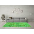 thumbnail image 3 of Ahgly Company Indoor Square Abstract Green Modern Area Rugs, 6' Square, 3 of 4