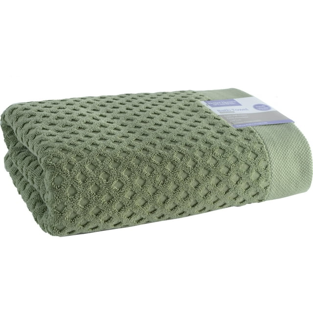 Better Homes & Gardens Thick & Plush Solid Textured Bath Towel