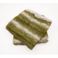 thumbnail image 2 of Home Soft Things Plush Striped Faux Fur Pillow Covers, Set of 2, 20"x20", Oran, 2 of 2