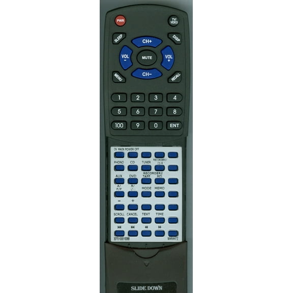 Replacement Remote for MARANTZ 3070100010088, RT3070100010088, RC4001PM, PM7001