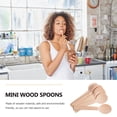 thumbnail image 3 of unbranded 200Pcs Composable Spoons Wooden Utensils for Camping 3.9In 3.7In, 3 of 4