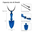 thumbnail image 2 of Women Men Spatula Pendent for Ashes and Chain Cremation Jewelry for Ashes Urn Necklace Lockets for Human Ashes Holder, 2 of 5