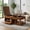 Apricot Brown, variant on Lift-Top Coffee Table with Hidden Storage and Open Shelf - Apricot Brown