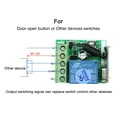thumbnail image 3 of Interruptor remoto Irfora Interruptor de control remoto inalámbrico universal DC 12V 1CH Módulo receptor de relé y transmisor de RF Control de bloqueo electrónico Irfora Interruptor remoto, 3 of 7