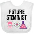 thumbnail image 3 of Inktastic Science Gift Future STEMinist Scientist for Girls Girls Baby Bib, 3 of 4