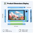 thumbnail image 3 of Alldocube Kids Tablet, 8 inch ,GMS Certified, Parental Controls, Android 15 Ages 3-12, Blue, 3 of 14