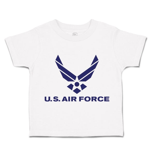 Toddler T-Shirt U.S Air Force Boy & Girl Clothes Cotton Funny Tee A White 6 Months