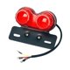 thumbnail image 1 of 40w Motocicleta Led Luz trasera Freno Señal de giro Luz Titular de la matrícula (negro) T-x ZefeiWu 8390613818645, 1 of 1