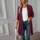 thumbnail image 3 of Pntutb Mujeres Chaquetas Casuales Frente Abierto Manga Larga Blusa Sólida tops Abrigo Liquidación Pntutb Pntutb-2059, 3 of 8