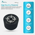 thumbnail image 3 of MARINE CITY Black Steering Wheel Hub Adapter  Dual-Purpose Aluminum, 3/4 Inch Shaft Fit, Ideal for Boats, Cars & Marine, 3 of 7