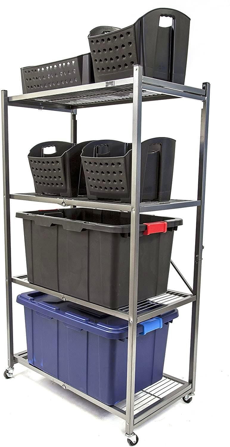 TygerClaw 4 Shelf Foldable Storage Unit