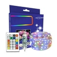 thumbnail image 2 of Liquidation! Guirlande Lumineuse LED USB de 15 Mètres, Synchronisation Musicale Intelligente Bluetooth, avec Télécommande et Minuterie, 16 Couleurs RVB, Convient à la Chambre, Décoration de Jardin, Fête de Noël, 2 of 9
