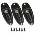 thumbnail image 1 of Conector de guitarra eléctrica de aleación, enchufe de bajo eléctrico para accesorio ST Ship Form, color negro, 3 uds., 1 of 8