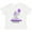 AA-White, variant on Inktastic I Support Alzheimer's Awareness Elephant with Purple Balloon Boys or Girls Toddler T-Shirt