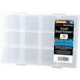 thumbnail image 4 of The Beadery - 12 Comp Small Bead Keeper Box - Clear Plastic - 2173, 4 of 6